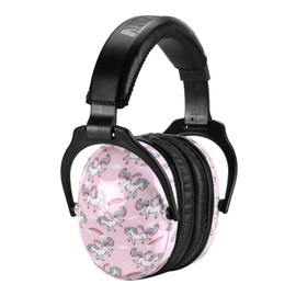 [ZOHAN] 030 Noise Cancelling Earmuffs Kids Noise Isolation Value NRR22dB Ear Pad Protector Student Hearing Protection Headband Adjustable Foldable ANSI S3.19-1974 & CE EN352-1:2002 Certified Ear Pads for Hearing Hypersensitivity (Unicorn)