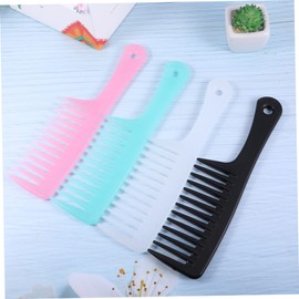 WOONEKY Pcs Wide Teeth Plastic Hair Combs Anti-static Hair Comb for Women Men Scalp Massage Non-slip