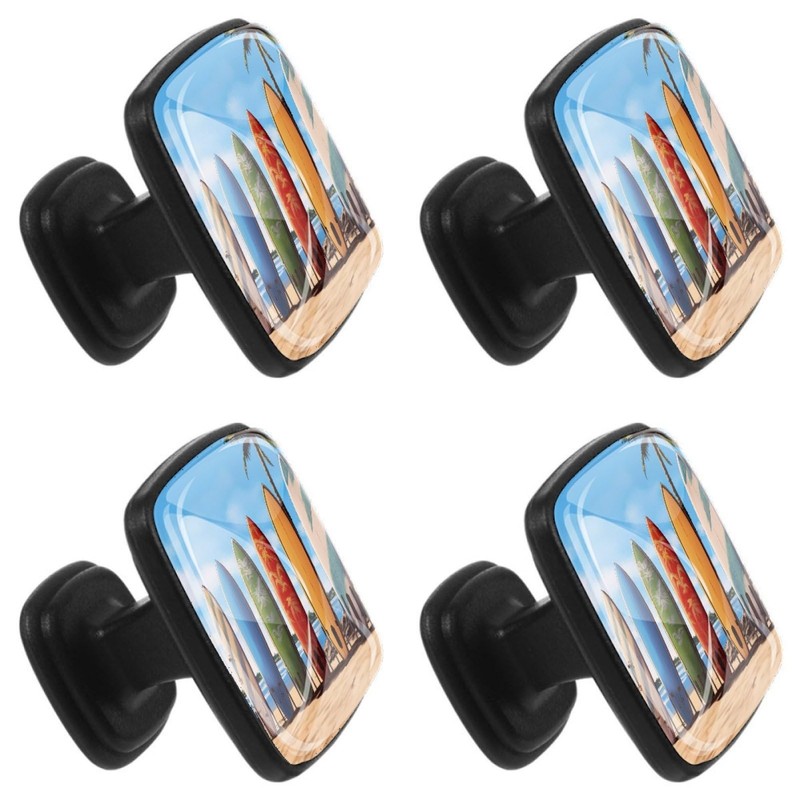 FVQL Pack of 4 Cabinet Hardware Knobs with Screws, Drawer