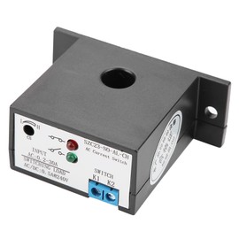 WQAPVHBG Current Sensing Relay Switch, ± 1% Accuracy Normally Open Amp Sensor Relay AC 0.2-30A Adjustable Self Powered Control, Rated Load ≤ 0.5A@240V AC/DC, ≤200ms Response Time