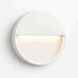 Mini Modern LED Step Light, 110mm Aluminium, 4W Black or White Havit Lighting (White)