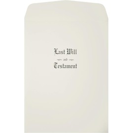 Exhibitindexes® Oversized Last Will & Testament Envelope