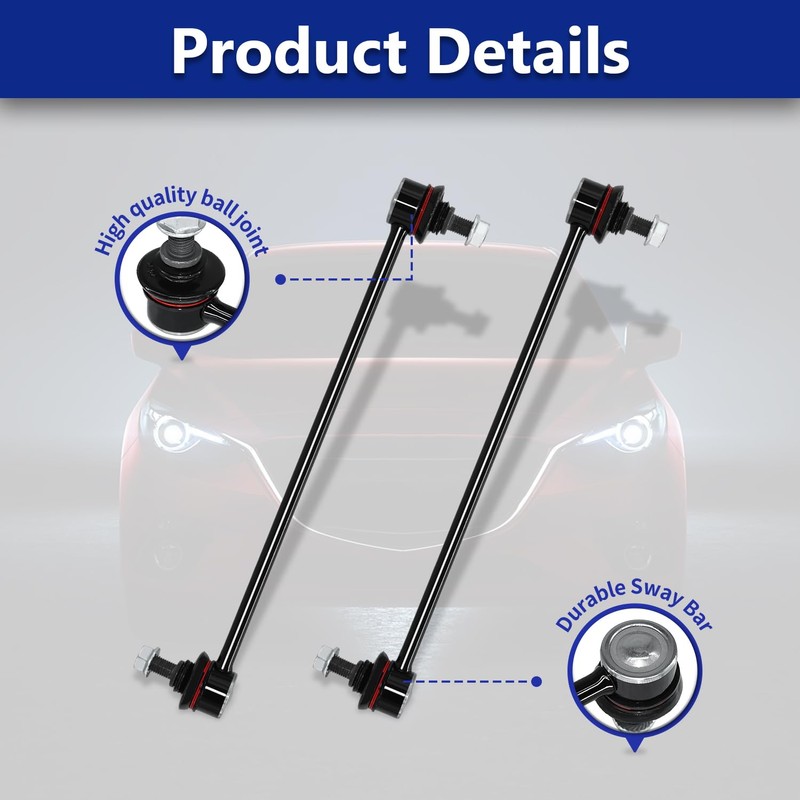 HAWK BROTHER Sway Bar Links, Replacement For Front Stabilizer Sway