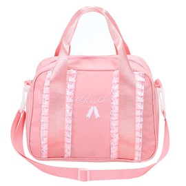 JUCHAO Ballet Dance Bags - Pink Women & Girls Ballet Sports Dance Bag Package - Handbag