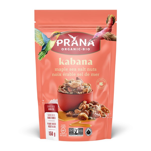 Prana Organic Mixed Nuts Kabana Maple Sea Salt 150g