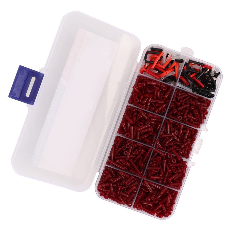 POWERTI 1500Pcs 1 Box Badminton Racket Racquet Grommets Eyelets Replacement