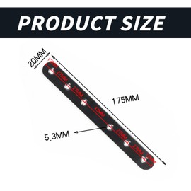 Flat Connector, Black, Pack of 6 Metal Connectors, Hole Plate, Flat Connector, Wooden Connector, Metal Angle Connector, Round Edge, Furniture, Corner Brace, Angle Brackets for Cabinet,