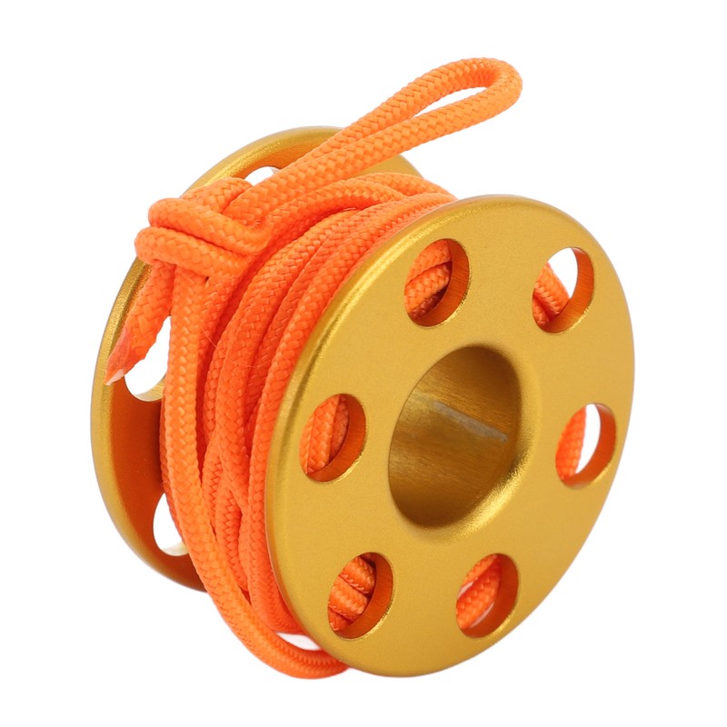 Scuba Diving Finger Reel Aluminum Alloy Mini Finger Spool Reel