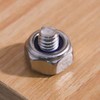 Glvaner M3-0.5 Thread Size (100 pcs) Stainless Steel Hex Locknuts