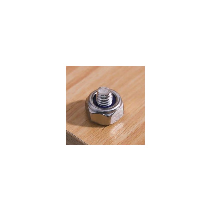 Glvaner M3-0.5 Thread Size (100 pcs) Stainless Steel Hex Locknuts