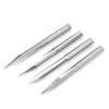 4Pcs VShaped Carving Cutter 2Edged Engraving Bit 4x0.3x15°/4x0.3x20°/4x0.3x25°/4x0.3x30°