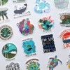 MiroSan Earth Day Stickers Nature Environment Labels Recycled Environmental Save