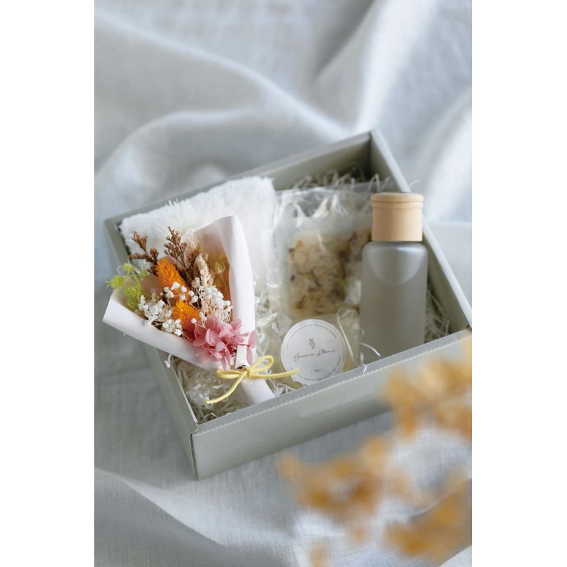 asca SOMU YUIHANA Preserved Dried Flower Bouquet Gift SU00185 (M(5.5
