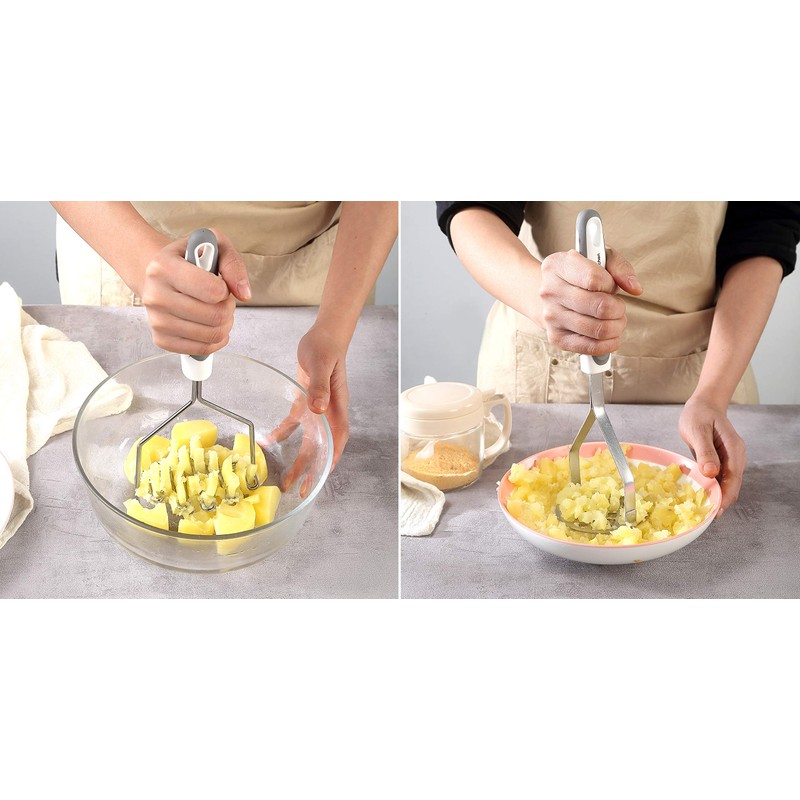 Stainless Steel Potato Masher & Peeler Set (6PCS Set -