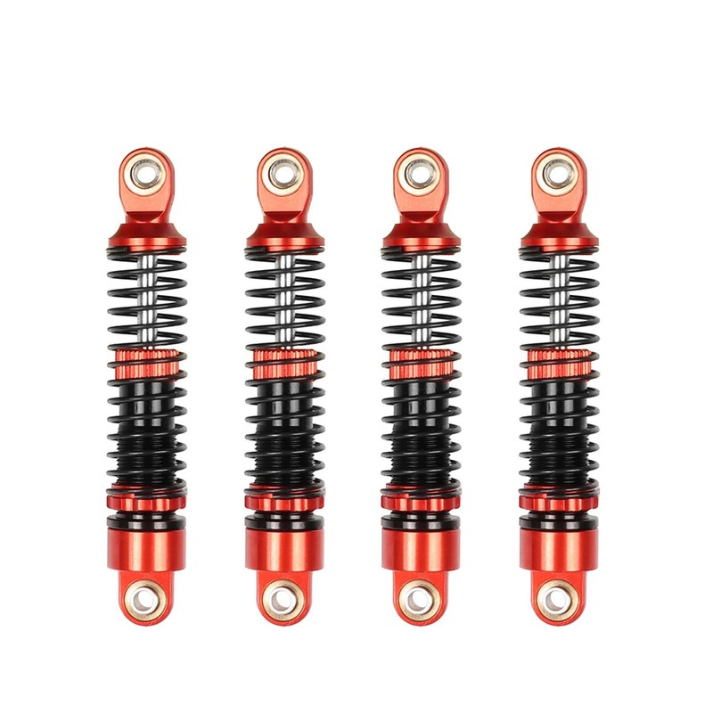 KEEDA 4PCS Aluminum Threaded Shock Absorbers Oil Damper for 1/18