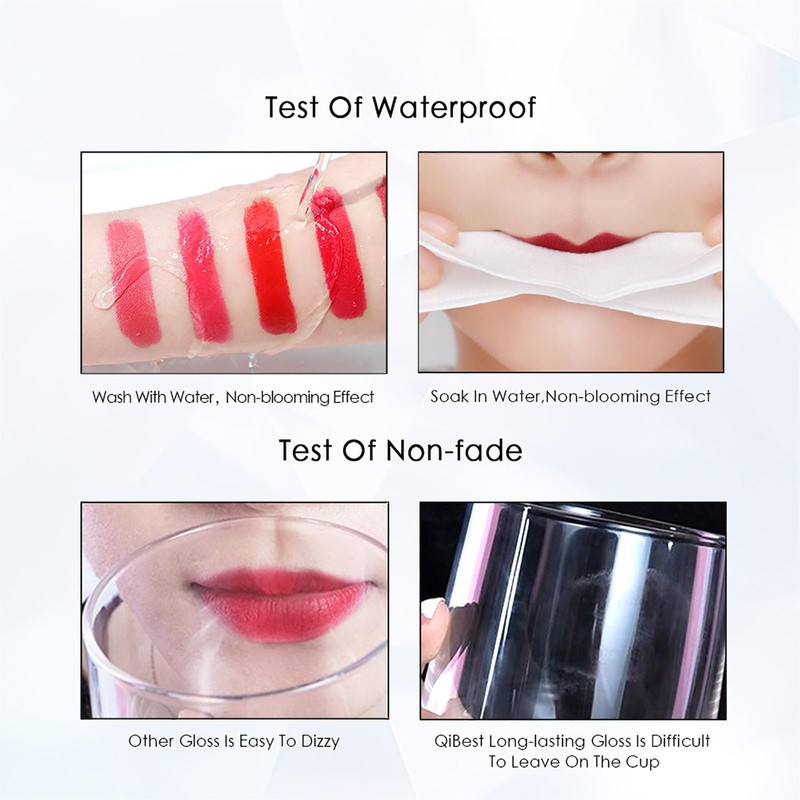 Anifer Velvet Matte Liquid Lipstick Makeup Long-Lasting and Waterproof Wear,