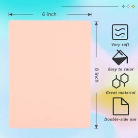 Tattoo Skin Practice - Beoncall 12Pcs 8"×6" Tattoo Fake Skin Blank Tattoo Practice Skin Double-Side Use Tattoo Skin Microblading Eyebrow Fake Skin for Tattoo Beginners Tattoo Supplies Tattoo Kit……