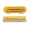 Elliott Wooden Scrubbing Brush with Curved Grip Handle, Durable Hard