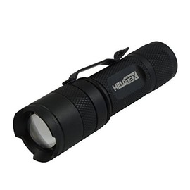 Helotex VG1 CREE LED Adjustable Focus AA Zoom Flashlight