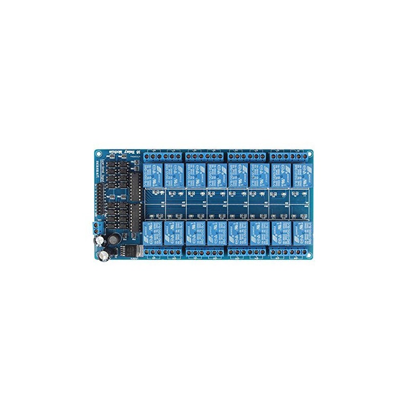 ACEIRMC 5V 16-Channel Relay Interface Board Module Optocoupler LED LM2576