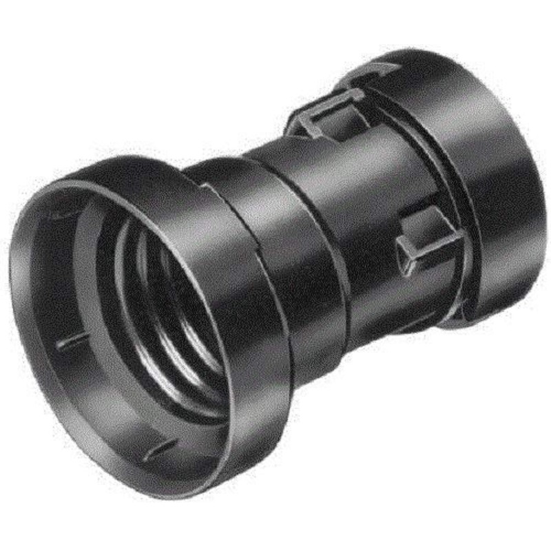 Black ILLU Sockets in Set E27 5 Pieces with Seal