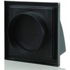 125 mm Diameter Easy to Fit Hooded Cowled External Wall
