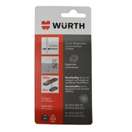 Wrth Wrth 10x Schaberklinge 0714663351 fr Wrth Klingen- Glasschaber Ersatzklinge