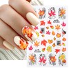 IDDFEVE Fall Nail Art Stickers, Thanksgiving Day Fox Nail Decals,