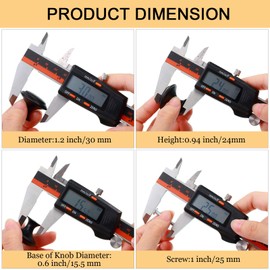 Ripeng 36 Pcs Round Cabinet Knobs Kitchen Drawer Knobs for Hardware Drawer Handles with Screws for Bedroom Furniture (1.2 Inch)