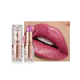Lestpola Metallic Lipstick with Sequins Matte Long Lasting Highly Pigmented Shimmer Waterproof Lip Gloss