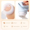 Diboniur 4 Pack Travel Bottles for Toiletries with Labels, 98ml