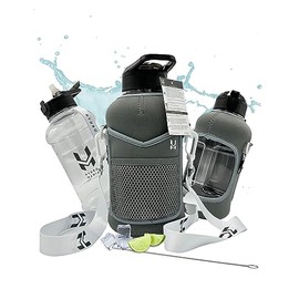 HYDRO MANIA 1.3L Premium Sports Water Bottle, Grey Fusion