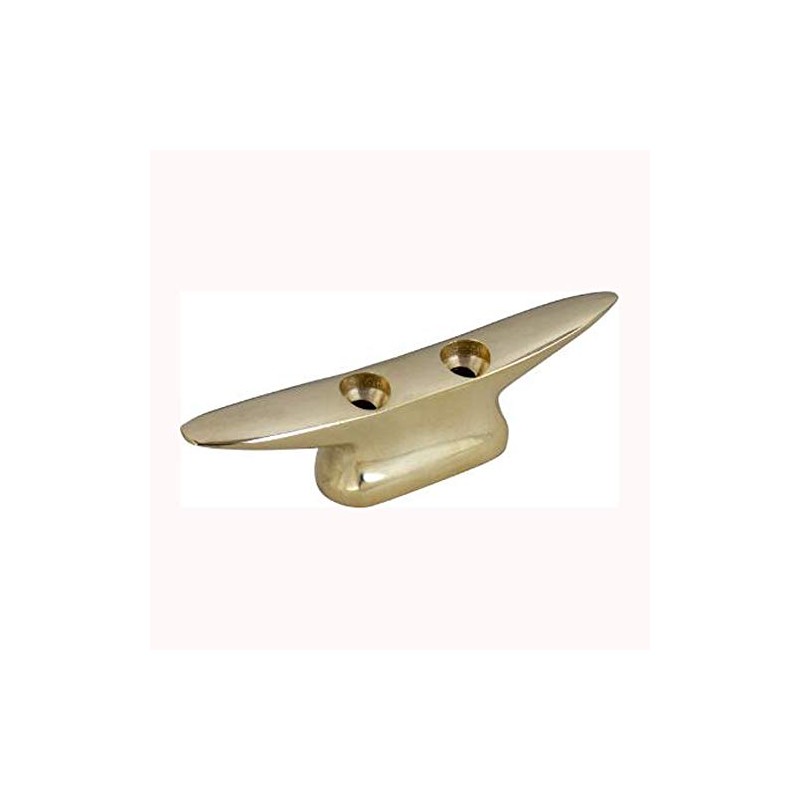 Sea-Dog 5" Brass Closed Base Cleat, Pair