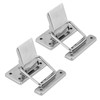 4Pcs Stainless Steel Hardware Cabinet Case Spring Loaded Latch Catch
