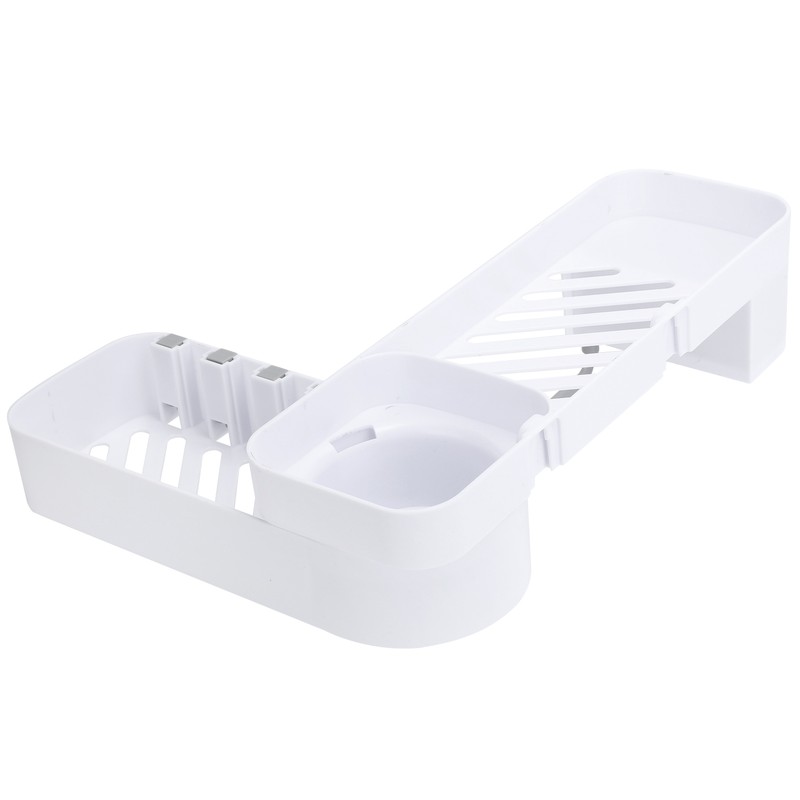 No Drilling Corner Shower Shelf Wall Mounted Bathroom Storage Rack