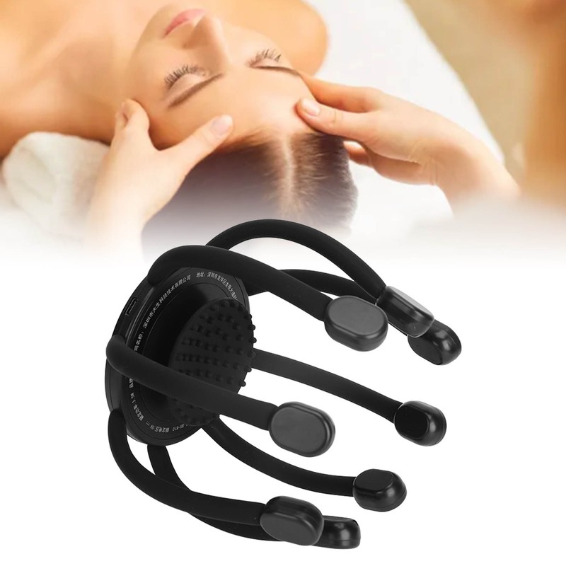 Electric Scalp Massager 4 Massage Modes 8 Claw Relaxing Portable