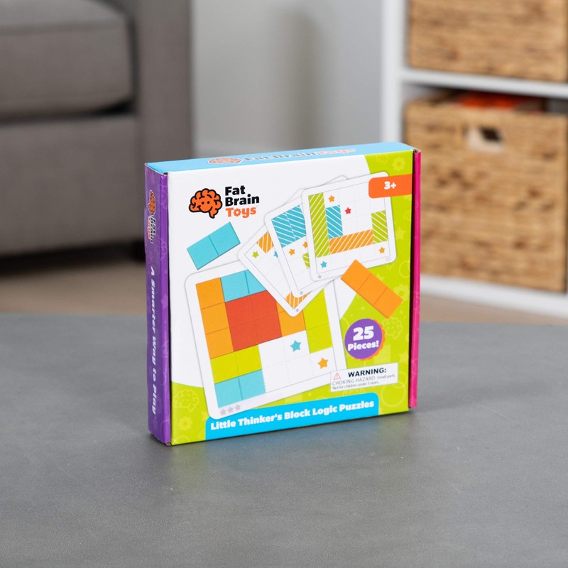 Fat Brain Toys Little Thinkers Block Logic Puzzles - Brainteaser