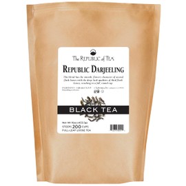 The Republic of Tea Republic Darjeeling Black Full-Leaf Tea, 1 Pound / 200 Cups