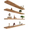 GXYAWPJ 48 Inch Floating Shelves for Wall Rustic Light Wood