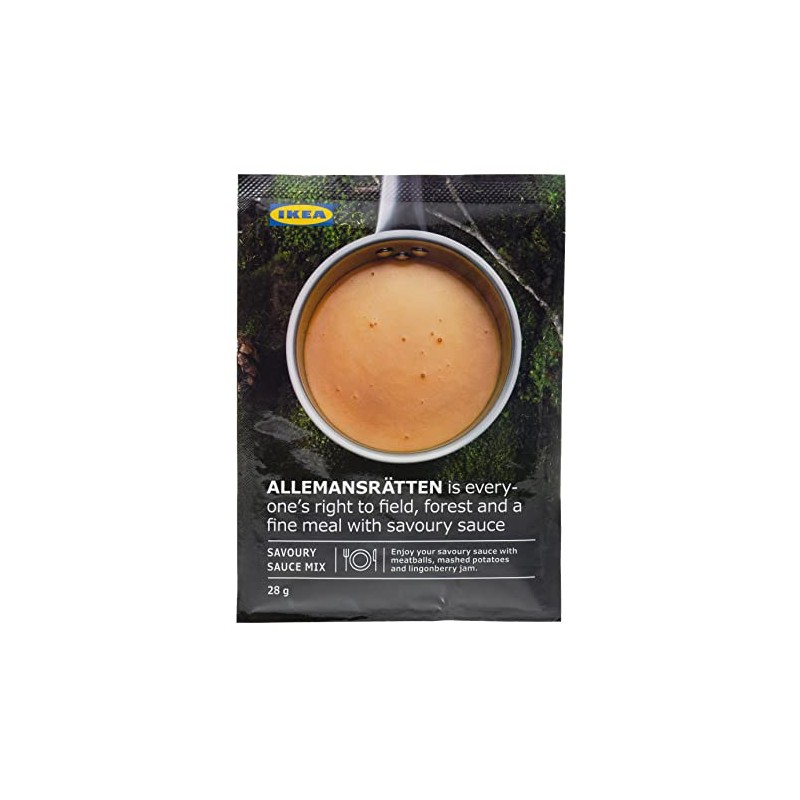 Ikea ALLEMANSRATTEN Cream Sauce Mix Packets for Meatballs 28g -
