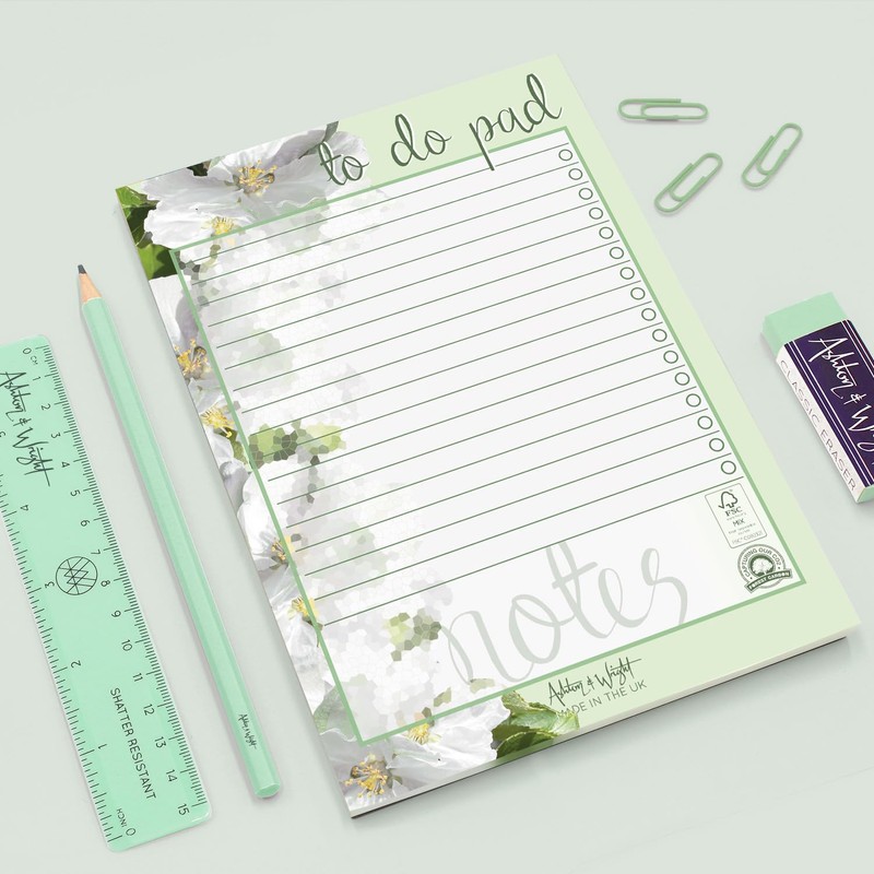 Ashton and Wright - Daily to do Pad – A5