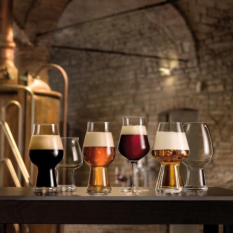 Luigi Bormioli Birrateque 17 oz Cider Beer Glasses (Set of