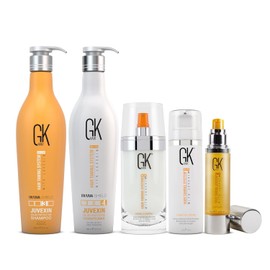 GK HAIR Shield Shampoo & Conditioner Set with Smoothing Serum, Leave-In Detangler Spray, and Leave-In Conditioner Cream – Complete Hair Care Solution for Smooth, Healthy Hair