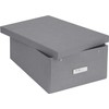 Bigso Box of Sweden Karin Collapsible Storage Box with Labelframe