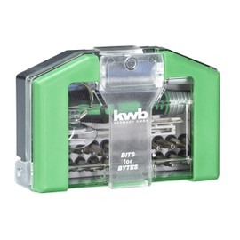 kwb Bits for Bytes 119100 30-Piece Bit Box Green