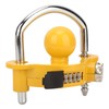 Trailer Coupler Lock Universal Hitch Lock U Shaped Combination Lock