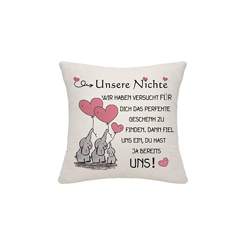 Bommex Gift for Our Niece - Cushion Cover from Aunt