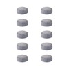 UUYYEO 10 Pcs 10 mm PU Leather Pool Cue Tips