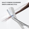 Eyebrow scissors, eyebrow scissors with comb, eyebrow trimmer, eyebrow trimming