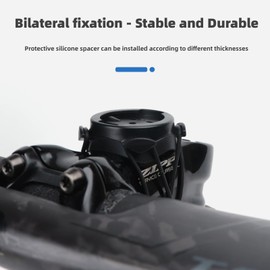 SUKOUSRAM Out-Front Bike Mount Adapters Compatible with Garmin GPS Computers,Go Pro,Bike Lights,Quick Release Strap Mount for Road Mountain Bike MTB Stem Bars Easy Installation